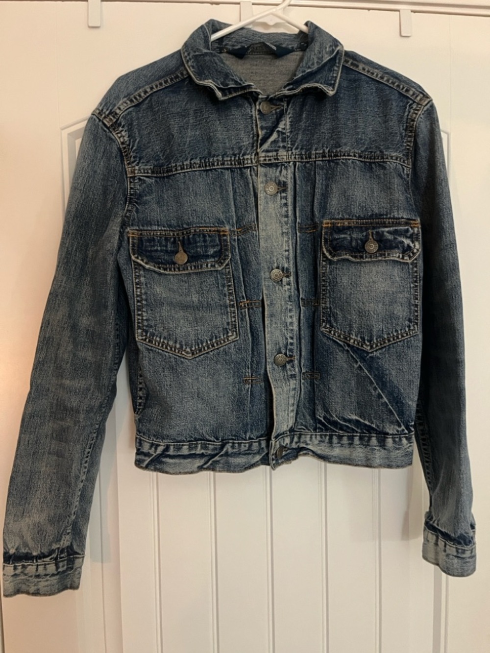 VINTAGE Polo Ralph Lauren 
c. 1990 Denim Trucker Jacket bought at RRL Melrose